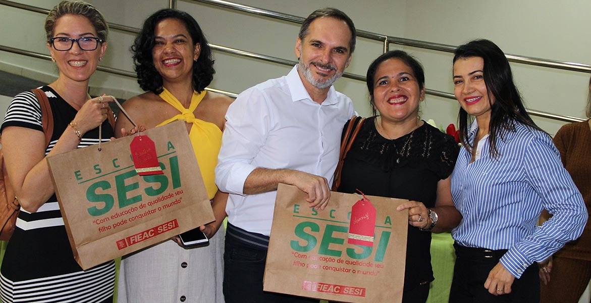 Escola SESI promove acolhida para receber os professores antes do início do ano letivo