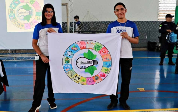 Escola SESI desenvolve ações de projetos da ONU