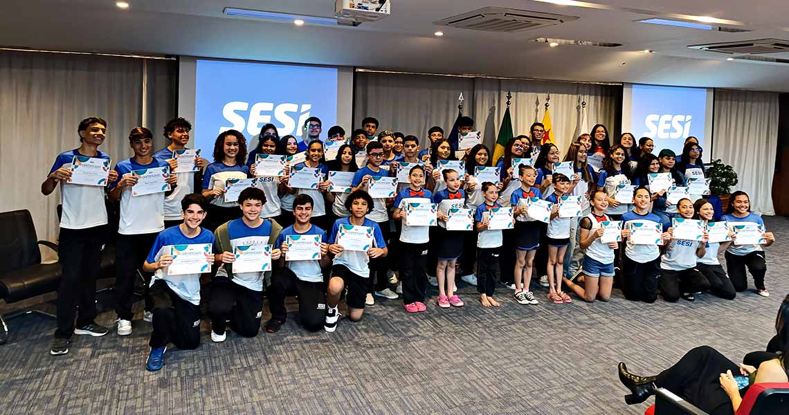 Alunos da Escola SESI conquistam medalhas em jogos escolares