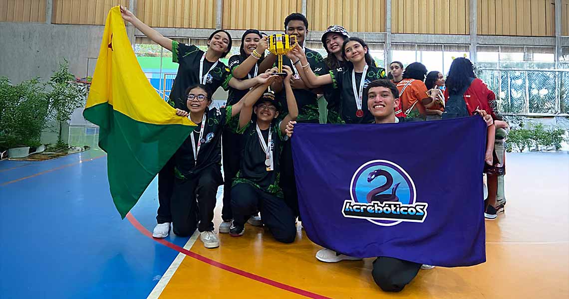 Equipe Acrebóticos garante vaga na etapa nacional de competição de robótica