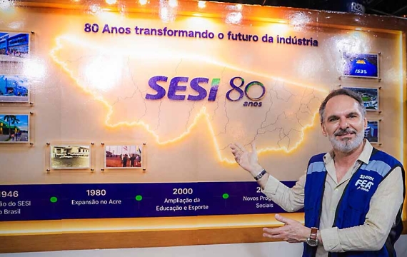 SESI apresenta legado de 80 anos no Espaço Indústria da Expoacre 2026