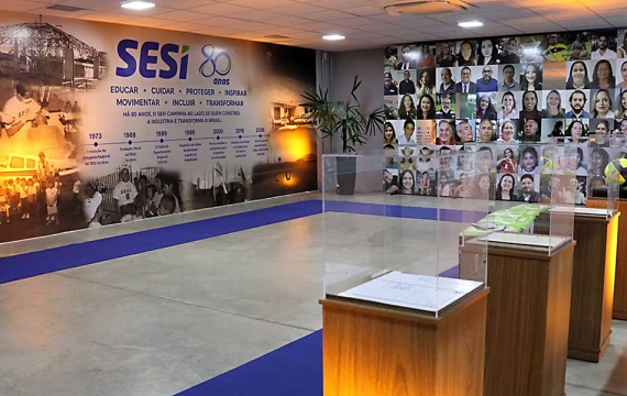 SESI 80 anos: memória e futuro se encontram em exposição no Acre
