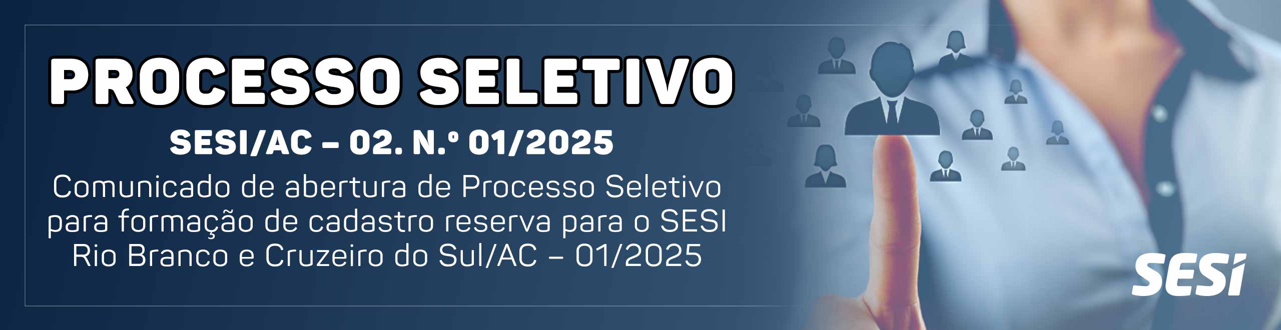 NOVO PROCESSO SELETIVO EXTERNO